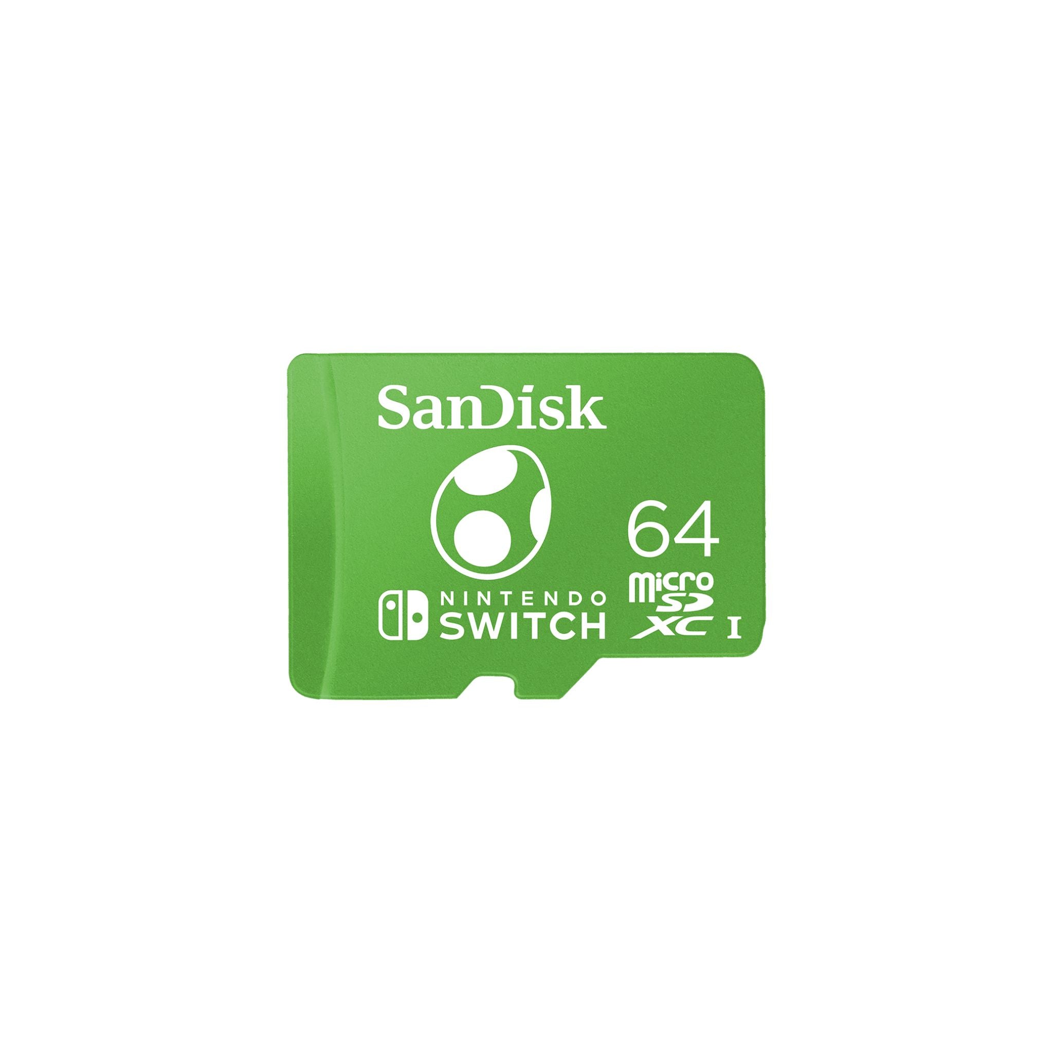 Carte Mémoire MicroSD SanDisk pour Nintendo Switch 64Go