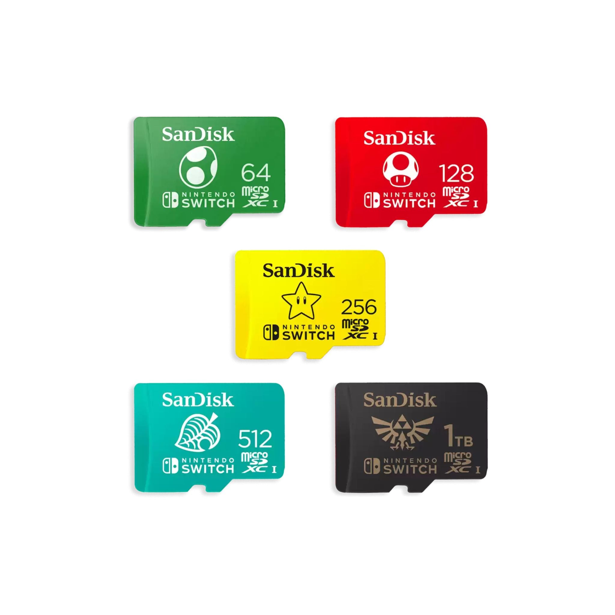 Cartes Mémoire MicroSD SanDisk pour Nintendo Switch