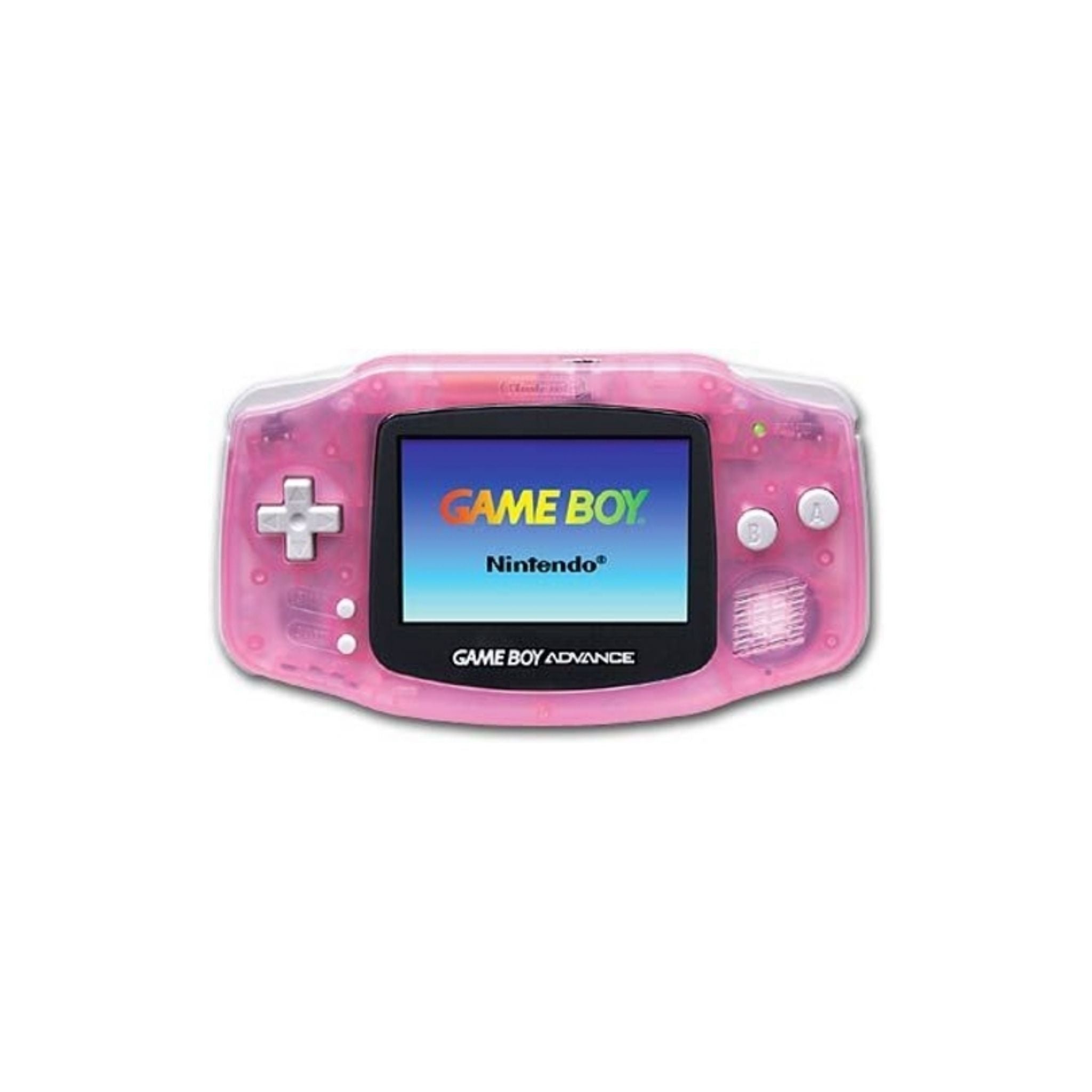 Console Nintendo Game Boy Advance rose transparent