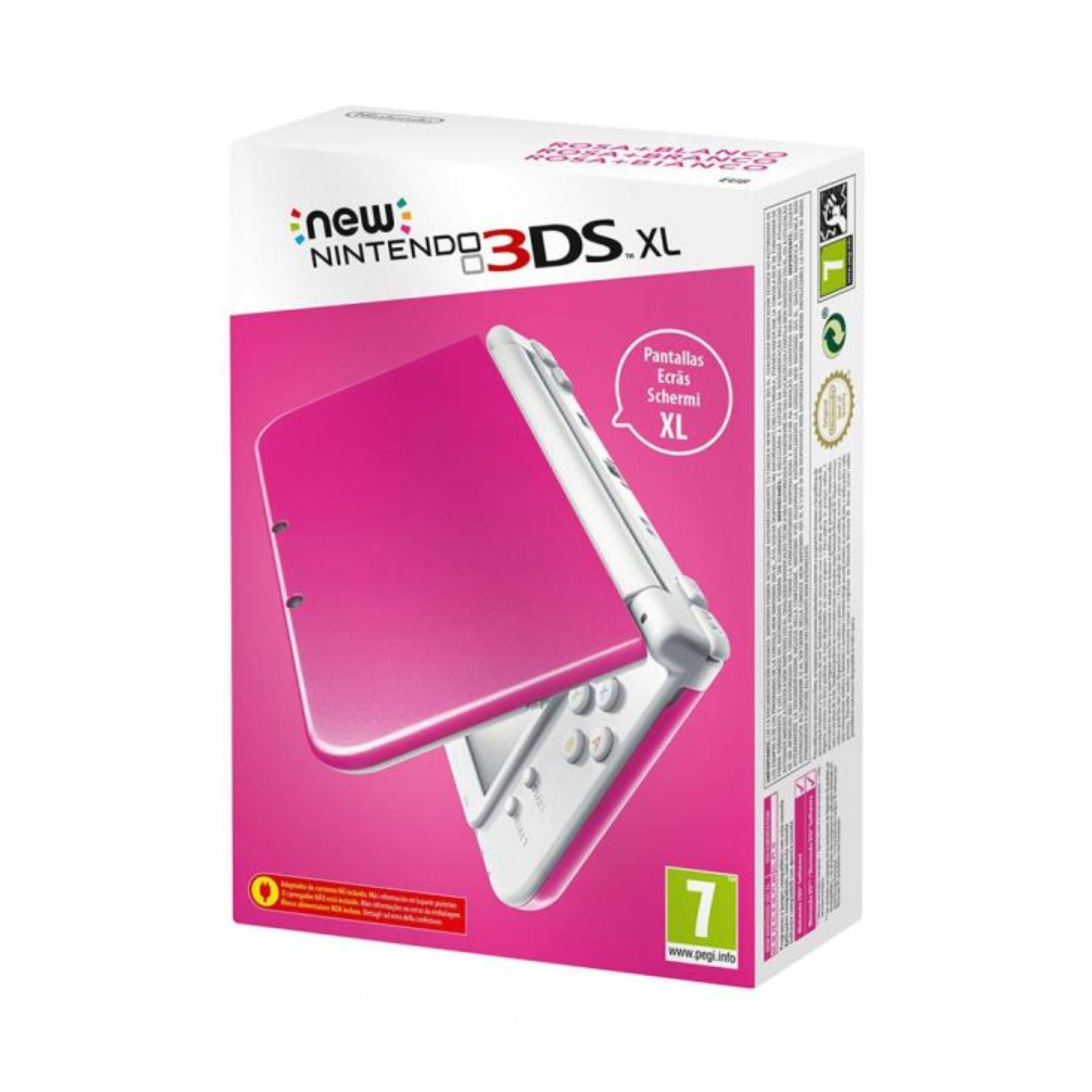 Packaging de la Console Nintendo New 3DS XL Rose