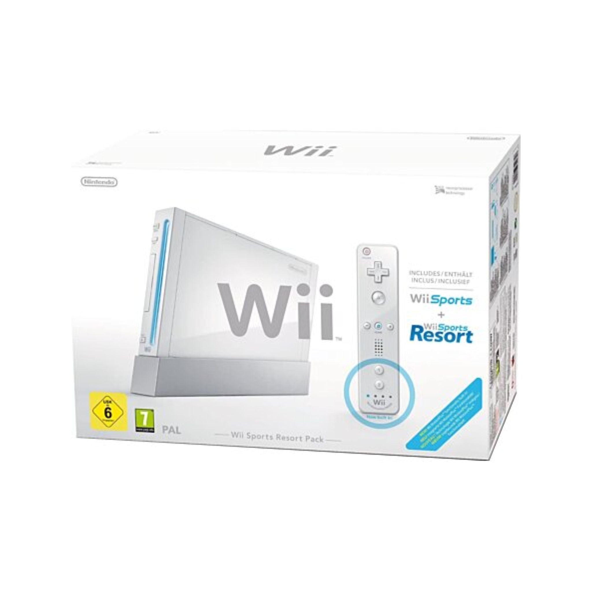 Packaging de la Console Nintendo Wii Blanc