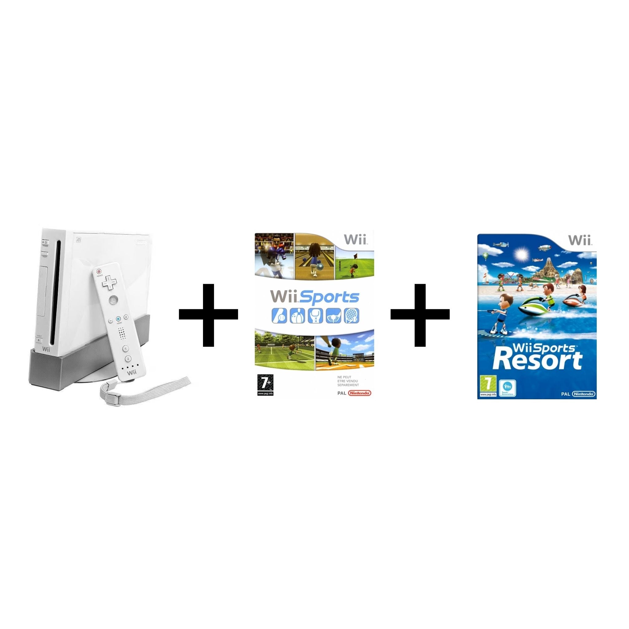 Console Nintendo Wii blanc + Wii Sports + Wii Sports Resort