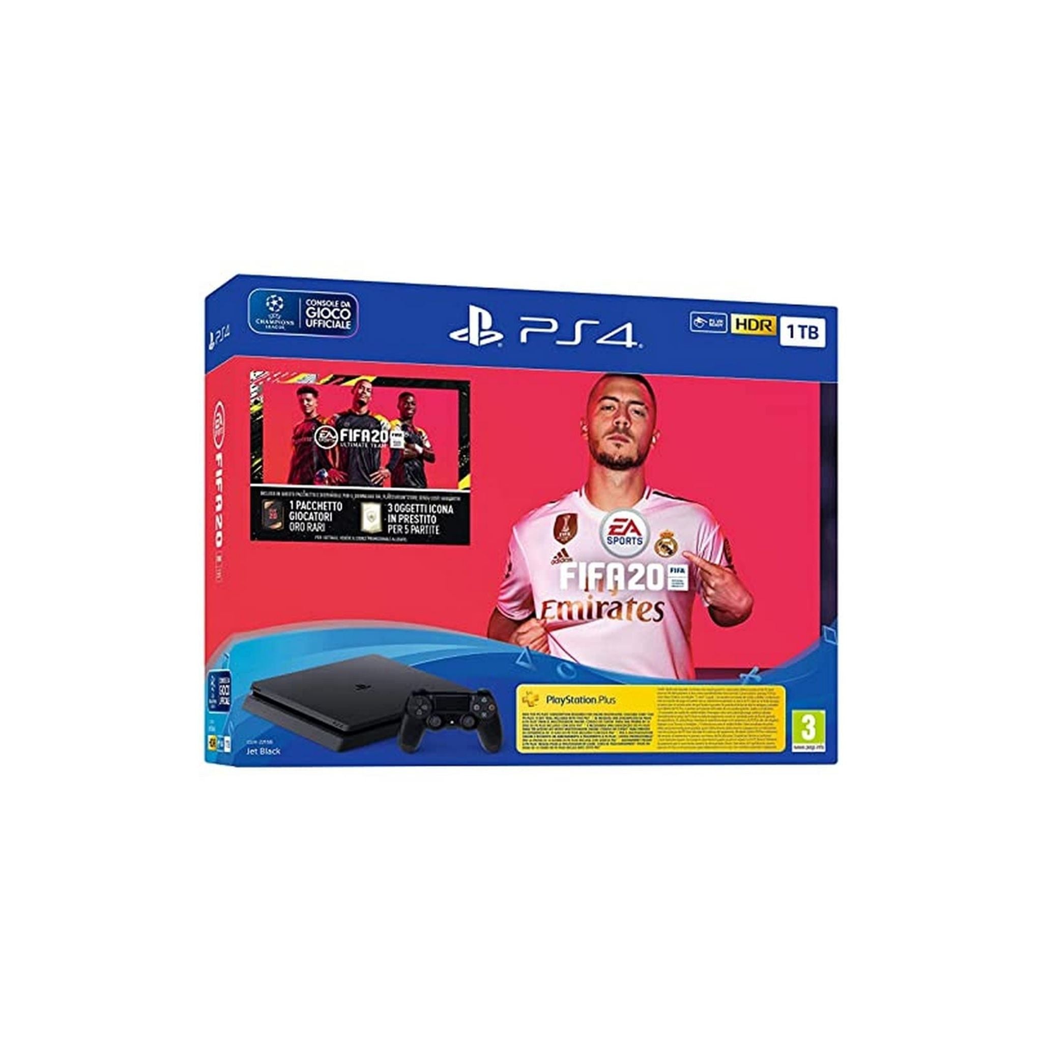 Packaging de la console Sony PS4 Slim Fifa 20