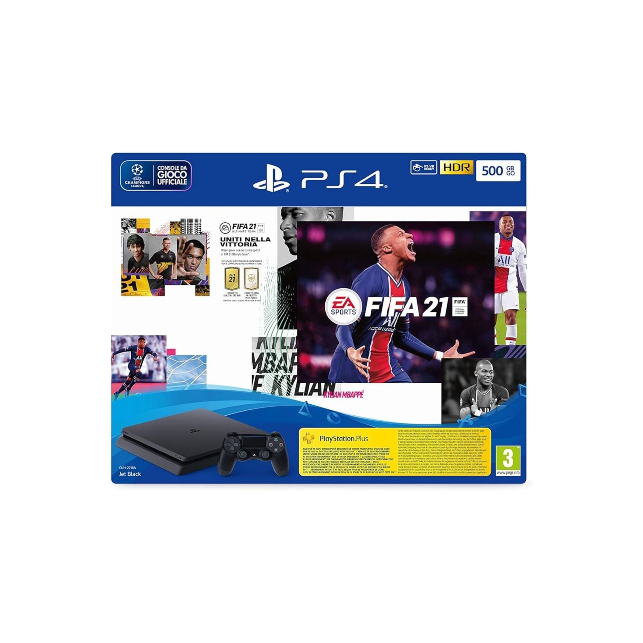 Packaging de la console Sony PS4 Slim Fifa 21