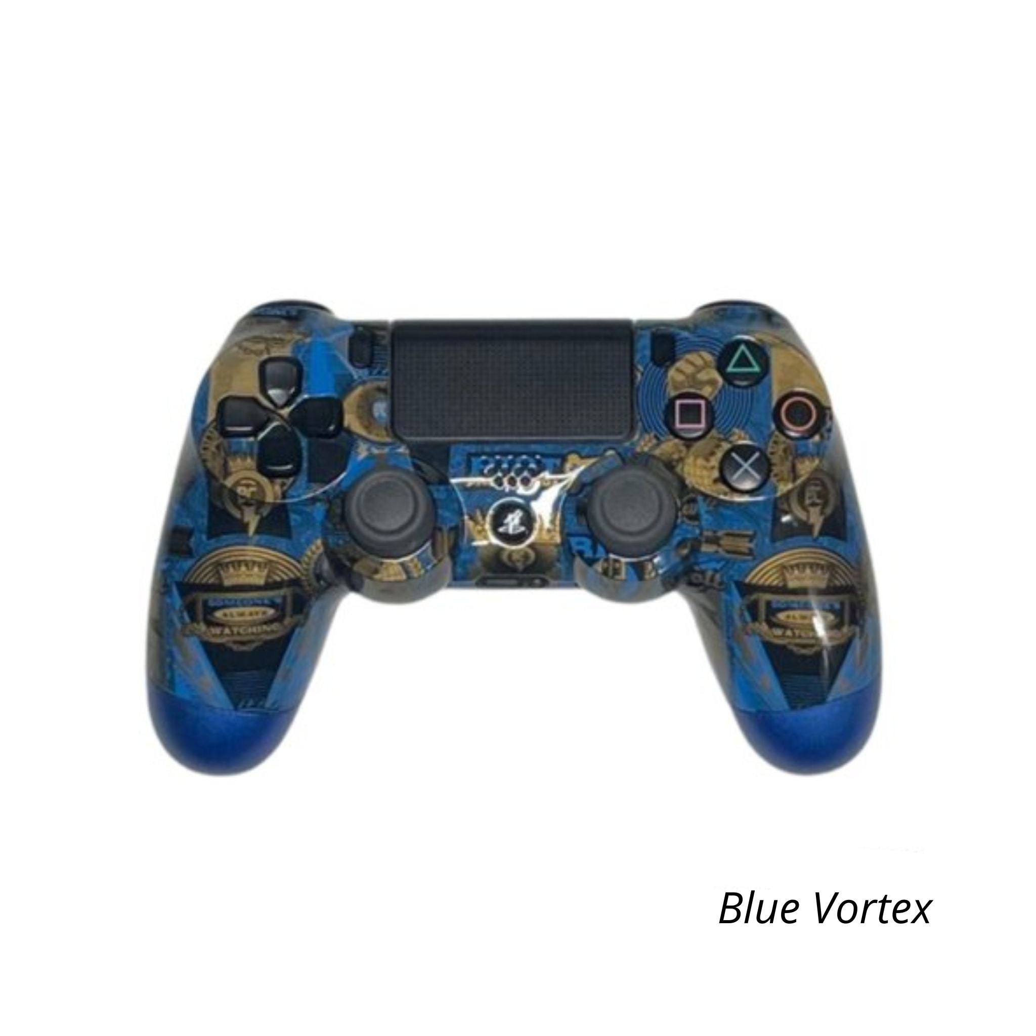 Manette Sony PS4 DualShock V2 Burn Controller Blue Vortex