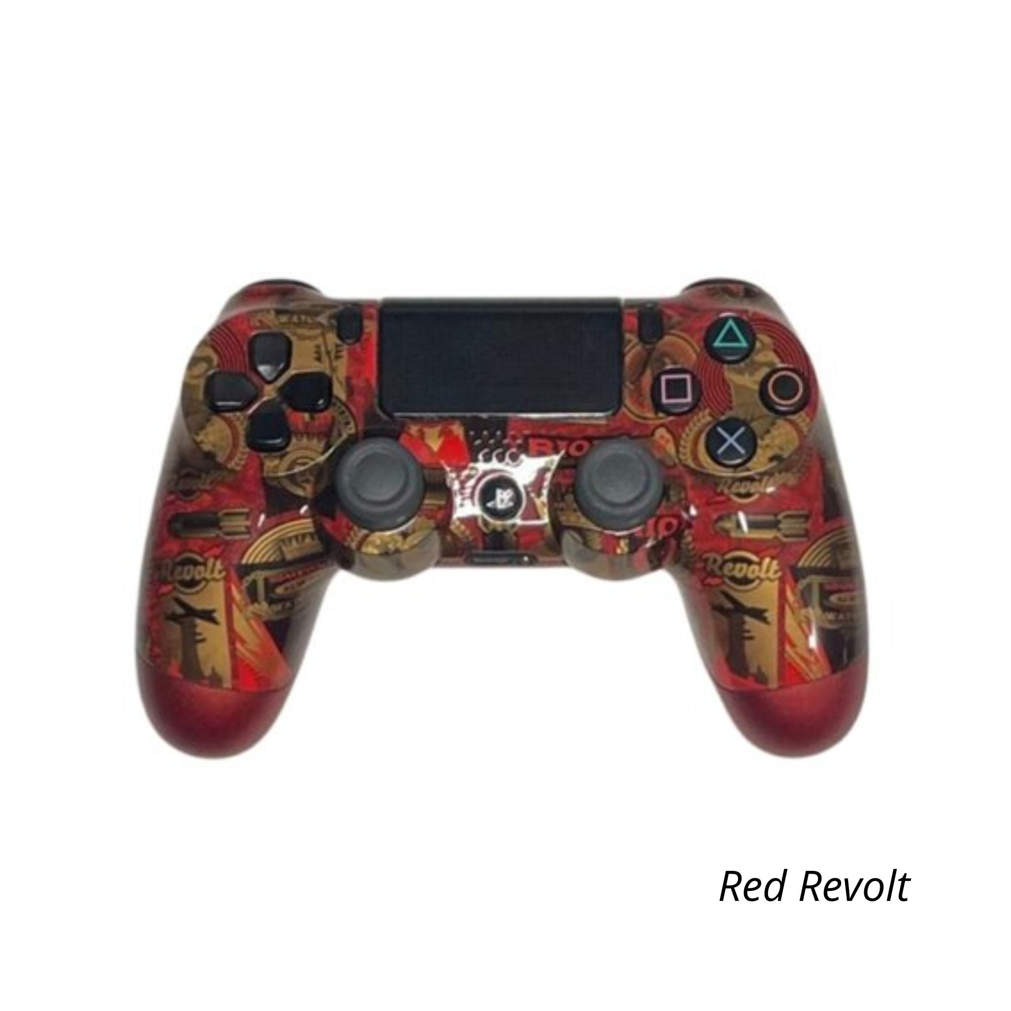 Manette Sony PS4 DualShock V2 Burn Controller Red Revolt