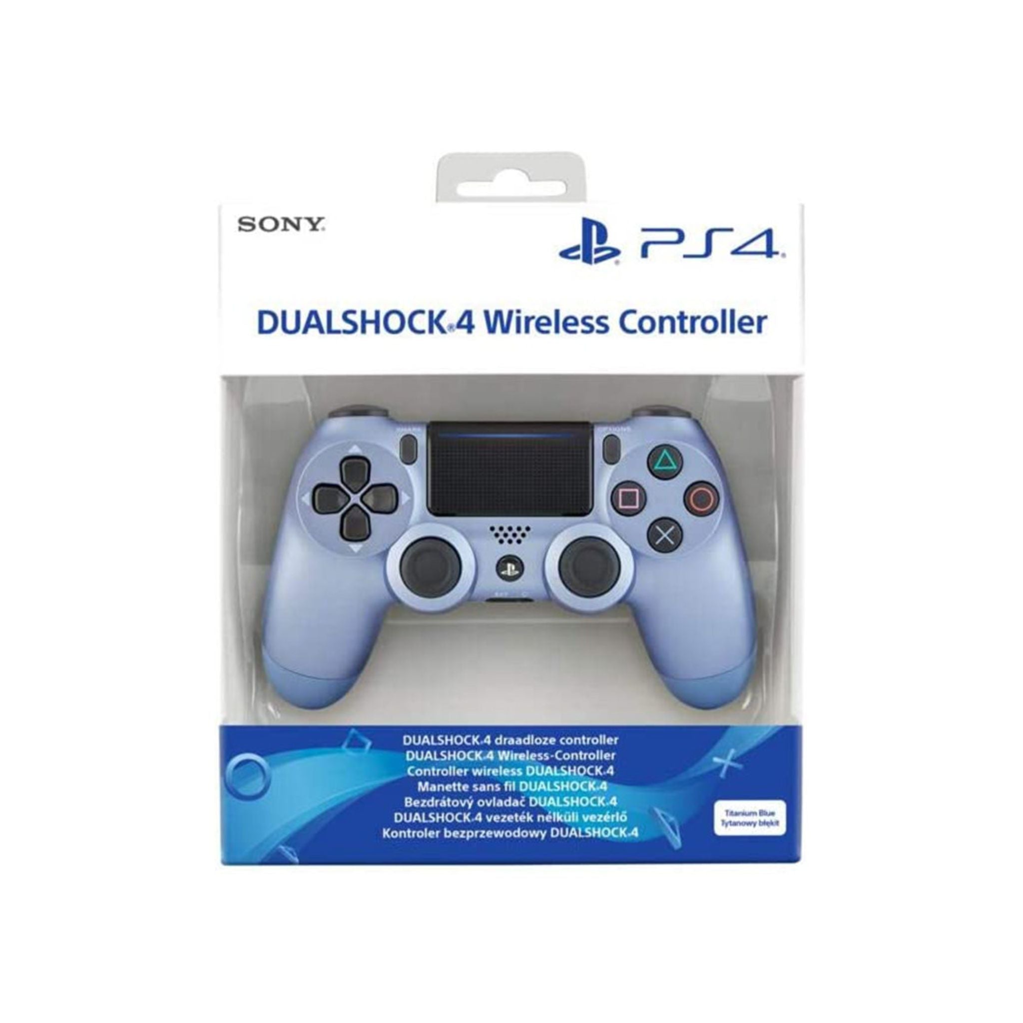 Packaging de la Manette Sony PS4 DualShock V2 Titanium Bleu