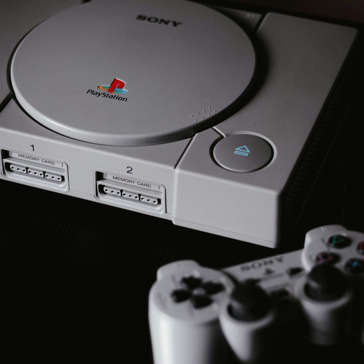 Photo d'une console PlayStation 1